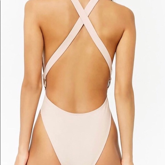 Forever 21 Other - Forever 21 O-ring nude one piece swimsuit